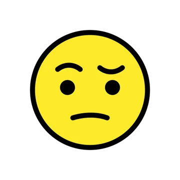 Face with raised eyebrow
