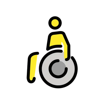 Man in manual wheelchair