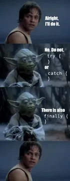 Yoda Knows Error Handling