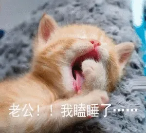 老公!我瞌睡了