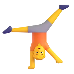 Person cartwheeling