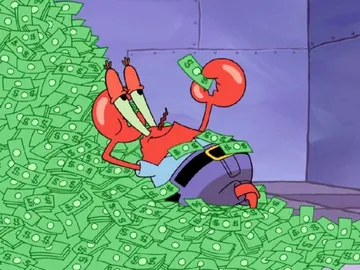 mr krabs money