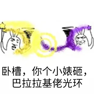 卧槽,你个小婊砸,巴拉拉基佬光环