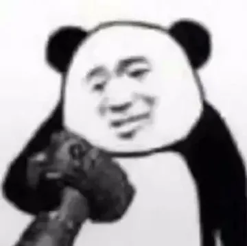 熊猫头拍照摔相机表情包