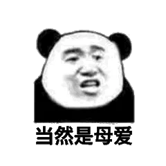 当然是母爱