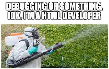 Man, I hate bugs!