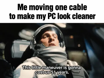 Me Moving One Cable