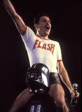 Freddie Mercury Riding Darth Vader