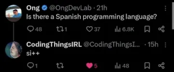 Sí Más Más: When Programming Languages Get Lost In Translation