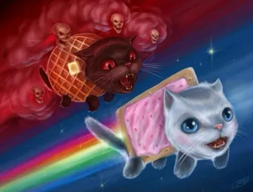 Nyan cat and tac nayN