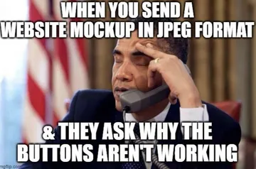 The JPEG Mockup Paradox