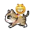 小黄脸骑猫
