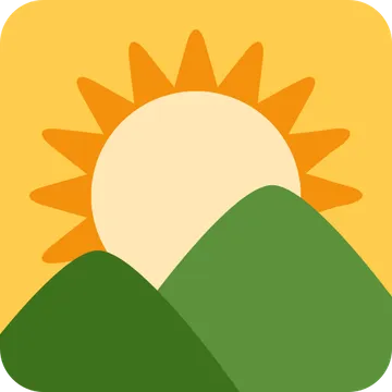 Sunrise over mountains