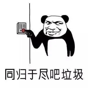 同归于尽吧，垃圾！（熊猫人教皇）