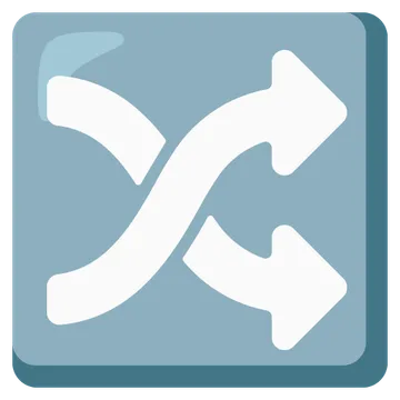 Shuffle tracks button