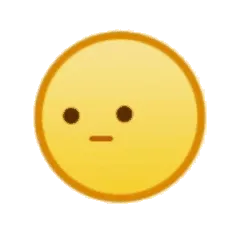 苦笑小黄脸 emoji 小表情