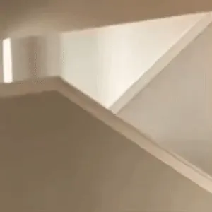 柴犬下楼梯狗狗祟祟gif表情包