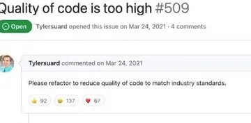 Quality Of Code Is Too High