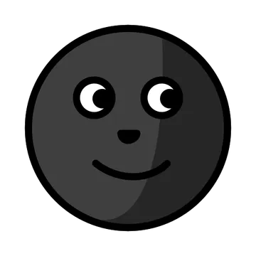 New moon face