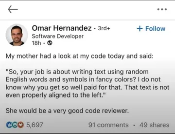 When Mom Reviews Your Code