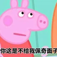你这是不给我佩奇面子