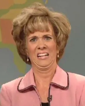 Disgusted Kristin Wiig