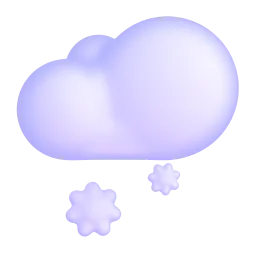Cloud with snow