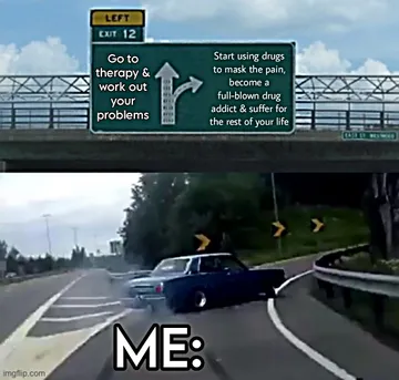 Left exit 12 off ramp meme