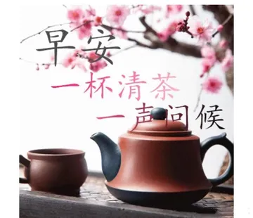 早安，一杯清茶，一声问候