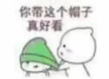 你带这个帽子真好看