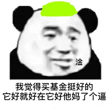 淦我觉得买基金挺好的它好就好在它好他妈了个逼