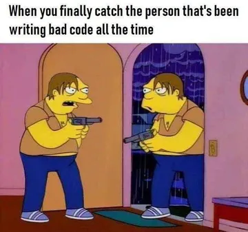 When you're your biggest enemy.