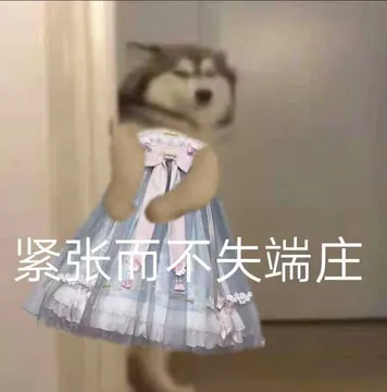 紧张而不失端庄
