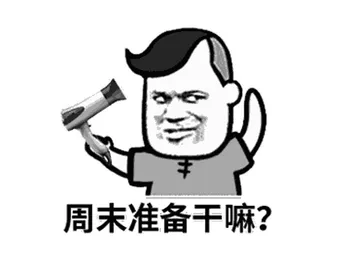 周末准备干嘛?