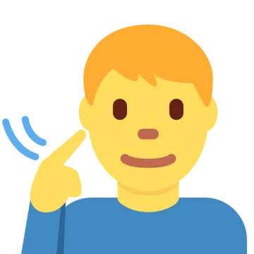 Deaf man