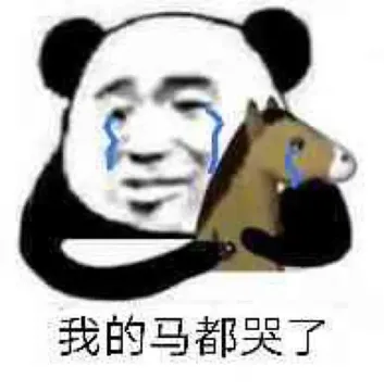 我的马都哭了（沙雕马）