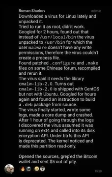 Linux Virus: The Malware That Needed Tech Support