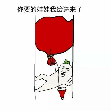 你要的娃娃我送来了