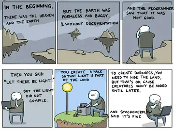 If the world is created by programmers..