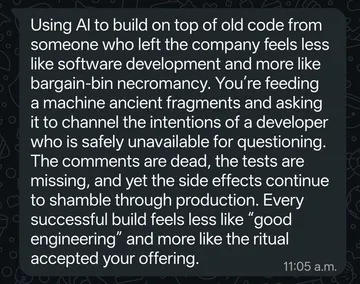AI Necromancy