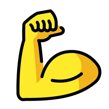 Flexed biceps
