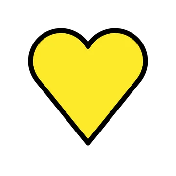 Yellow heart