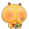 大屁股吃面条