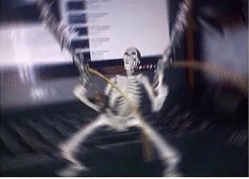 Dual machine gun skeleton