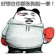 好想往你那张狗脸一拳头！
