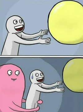 Running Away Balloon