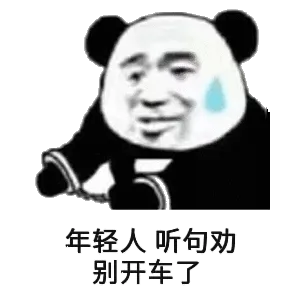 年轻人听句劝别开车了