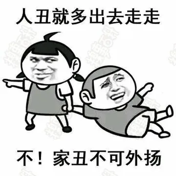 人丑就多出去走走家丑不可外扬