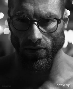 Gigachad Staring With Glasses