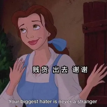 贱货出去谢谢Your biggest hater is never a stranger